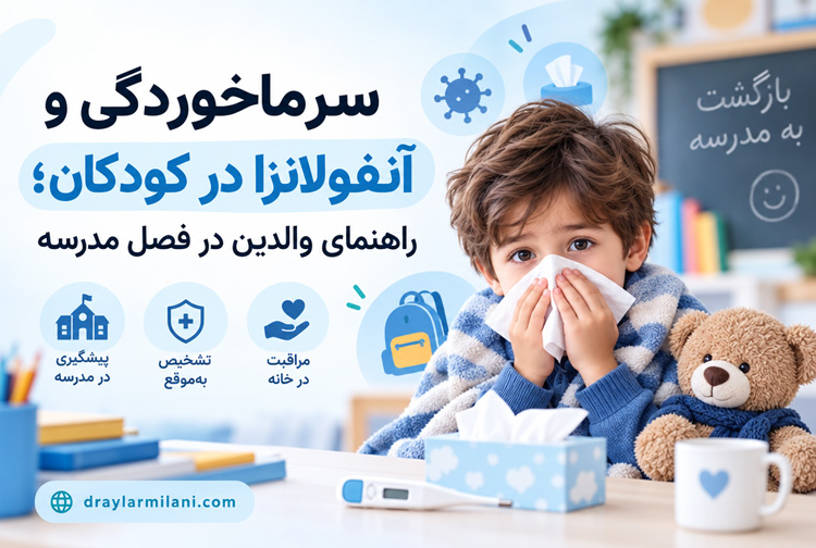 سرماخوردگی و آنفولانزا در کودکان