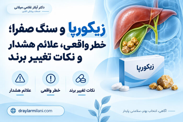زیکورپا و سنگ صفرا