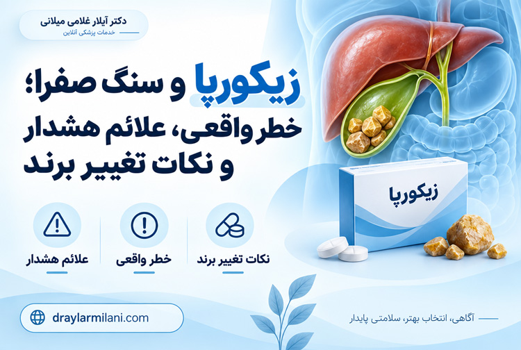 زیکورپا و سنگ صفرا